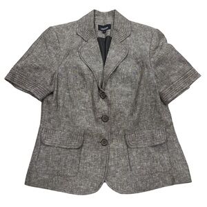 Lindor linen blend Short Sleeve Blazer